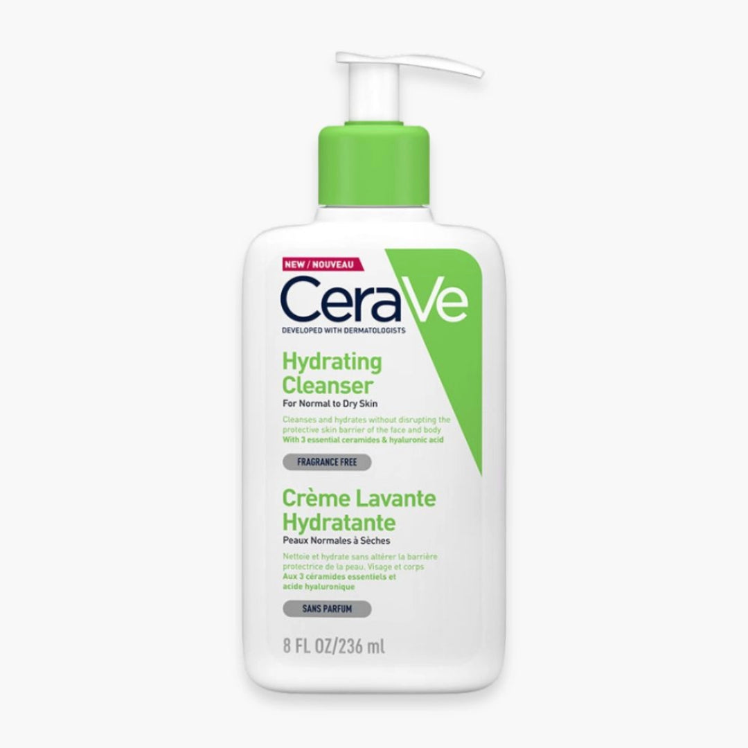 CeraVe Creme Moussante Nettoyante Hydratante Peau Normale a Seche – 236ml