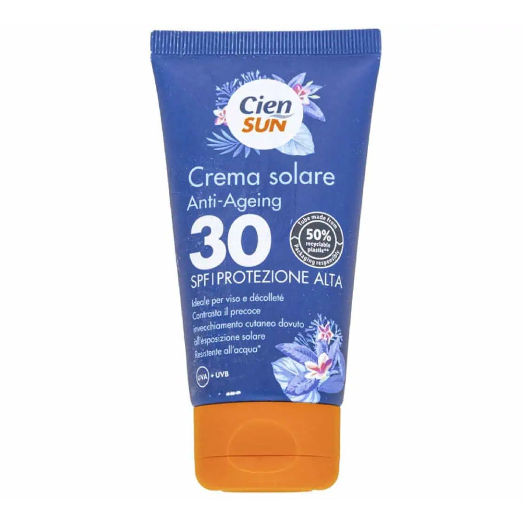 Cien Sun - Crème Solaire Anti-Âge SPF 30 - 75ml