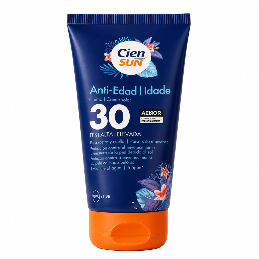 Cien Sun - Crème Solaire Anti-Âge SPF 30 - 75ml