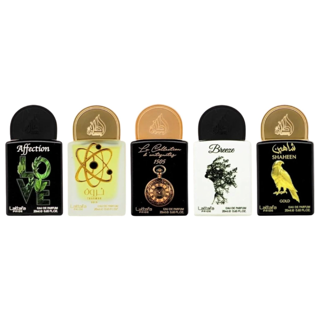 Coffret Mini Collection Pride de Lattafa Parfums (Eau de parfum/5 x 20 ml) n° 1