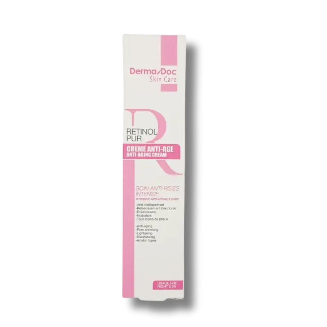 DERMADOC – Skin Crème Anti-Âge Pure Rétinol de Nuit | 40ml