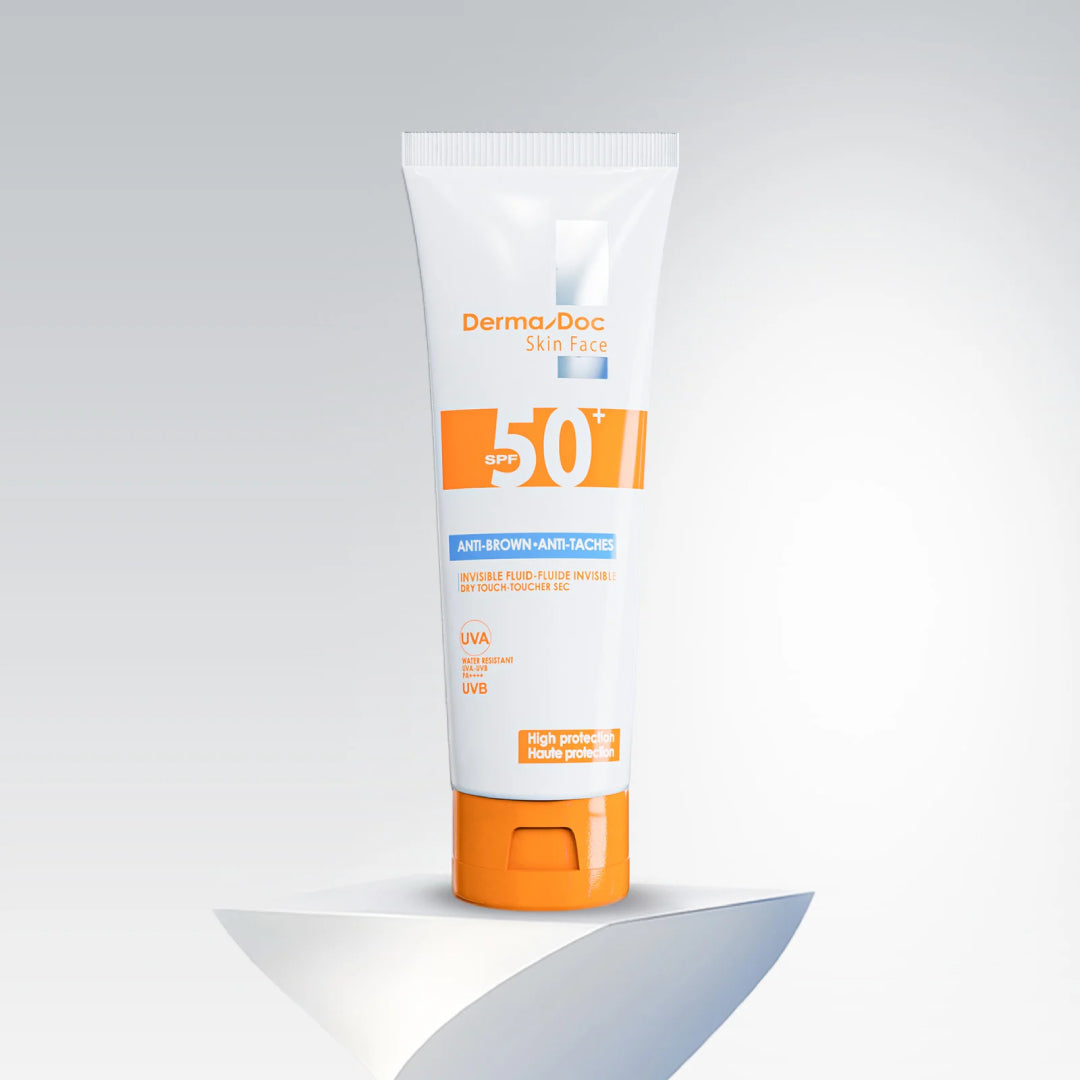 DERMADOC – Skin Écran Solaire Anti-Taches SPF50+ | 50ml