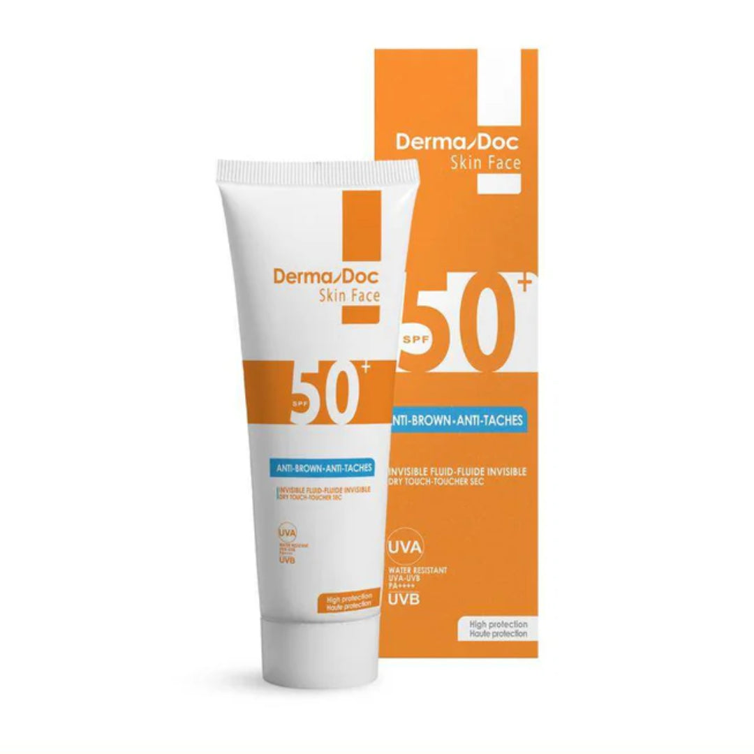 DERMADOC – Skin Écran Solaire Anti-Taches SPF50+ | 50ml