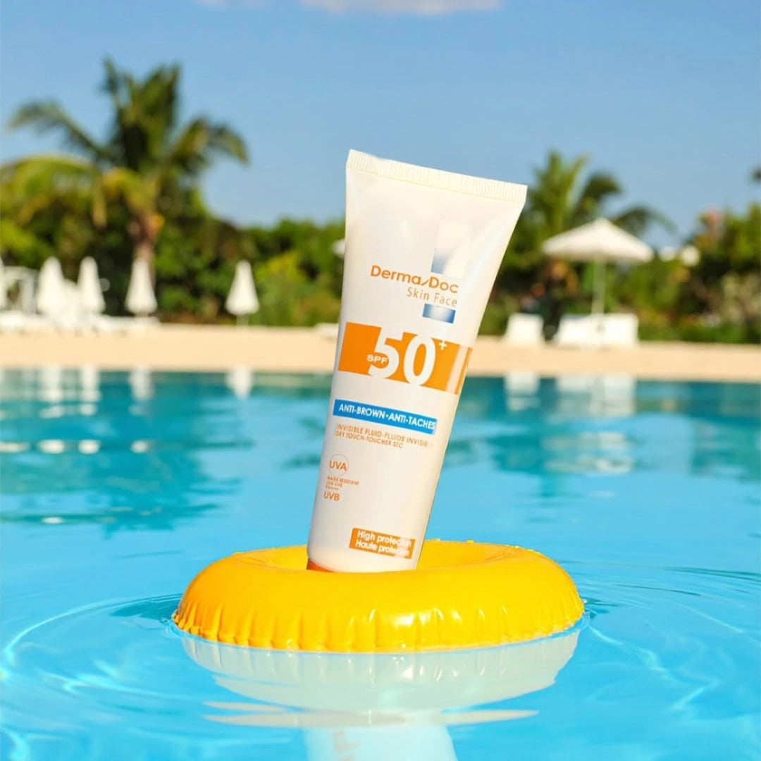 DERMADOC – Skin Écran Solaire Anti-Taches SPF50+ | 50ml