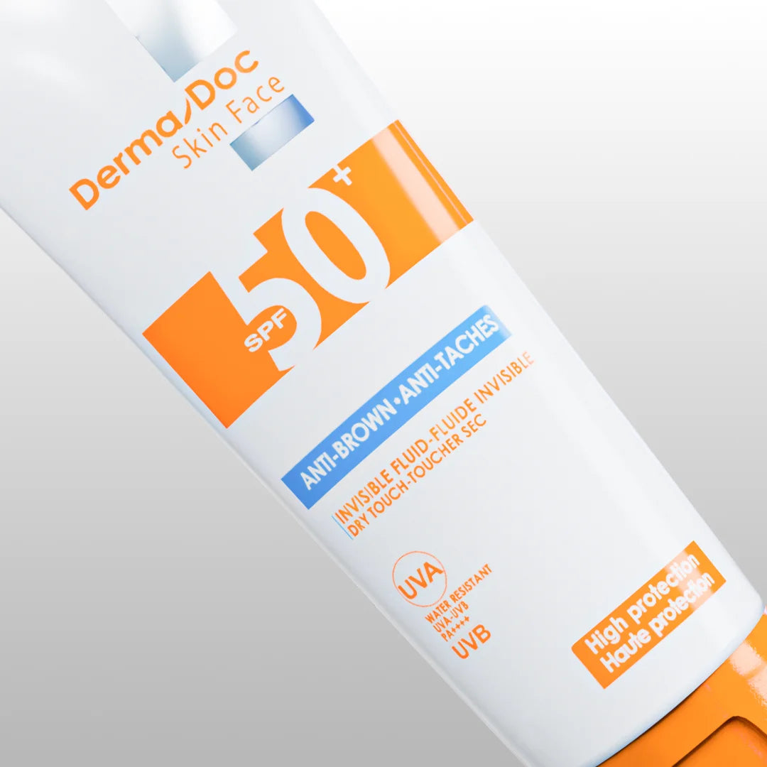 DERMADOC – Skin Écran Solaire Anti-Taches SPF50+ | 50ml