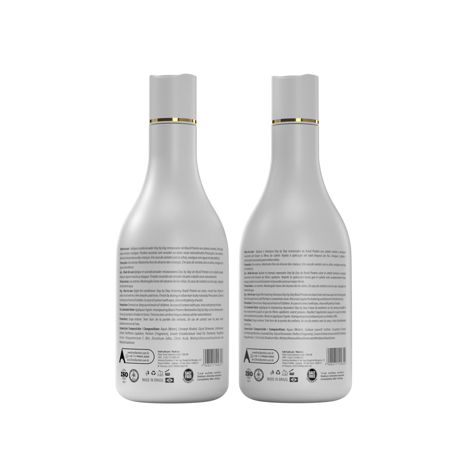 DAY BY DAY SHAMPOO ET CONDITIONER 500 ml- SHAMPOO SANS SULFAT -kstyle