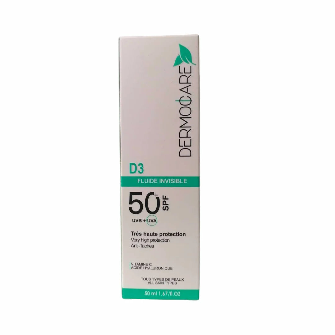 Dermocare Ecran fluide invisible Spf50 - 50ml