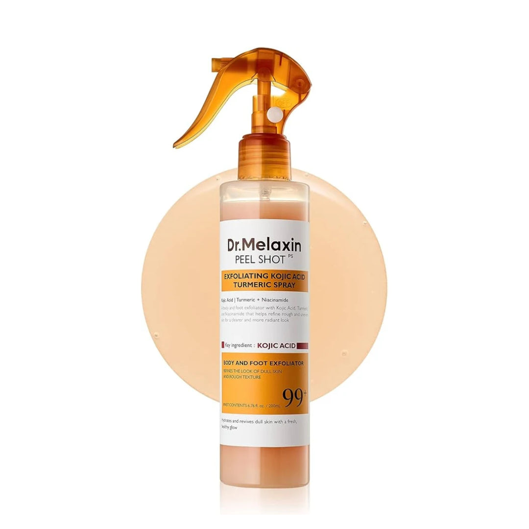 Dr.Melaxin, Peel Shot, Spray exfoliant à l'acide kojique et au curcuma _ 200 ml