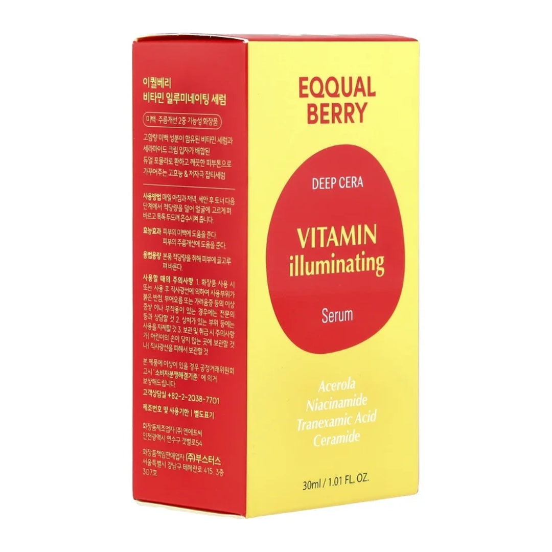 EQQAL BERRY Deep Cera Vitamin Illuminating Serum - 30 ml