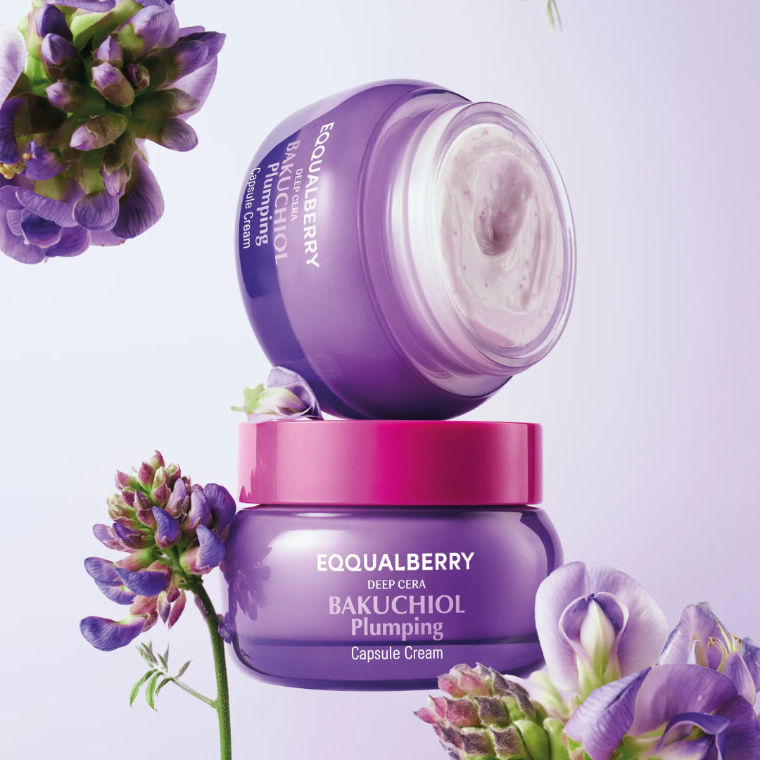EQQUAL BERRY DEEP CERA BAKUCHIOL PLUMPING CAPSULE CREAM 50ml