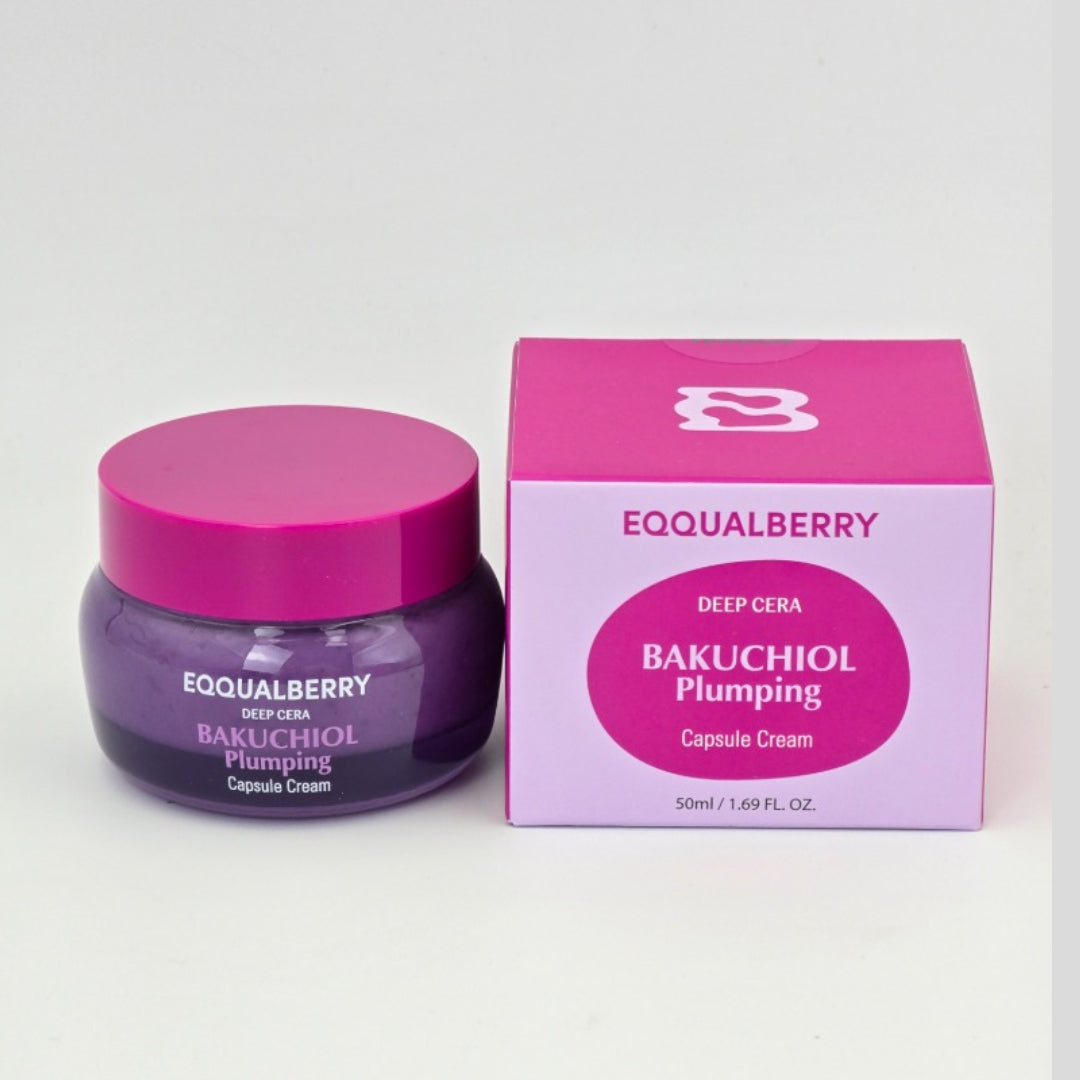 EQQUAL BERRY DEEP CERA BAKUCHIOL PLUMPING CAPSULE CREAM 50ml