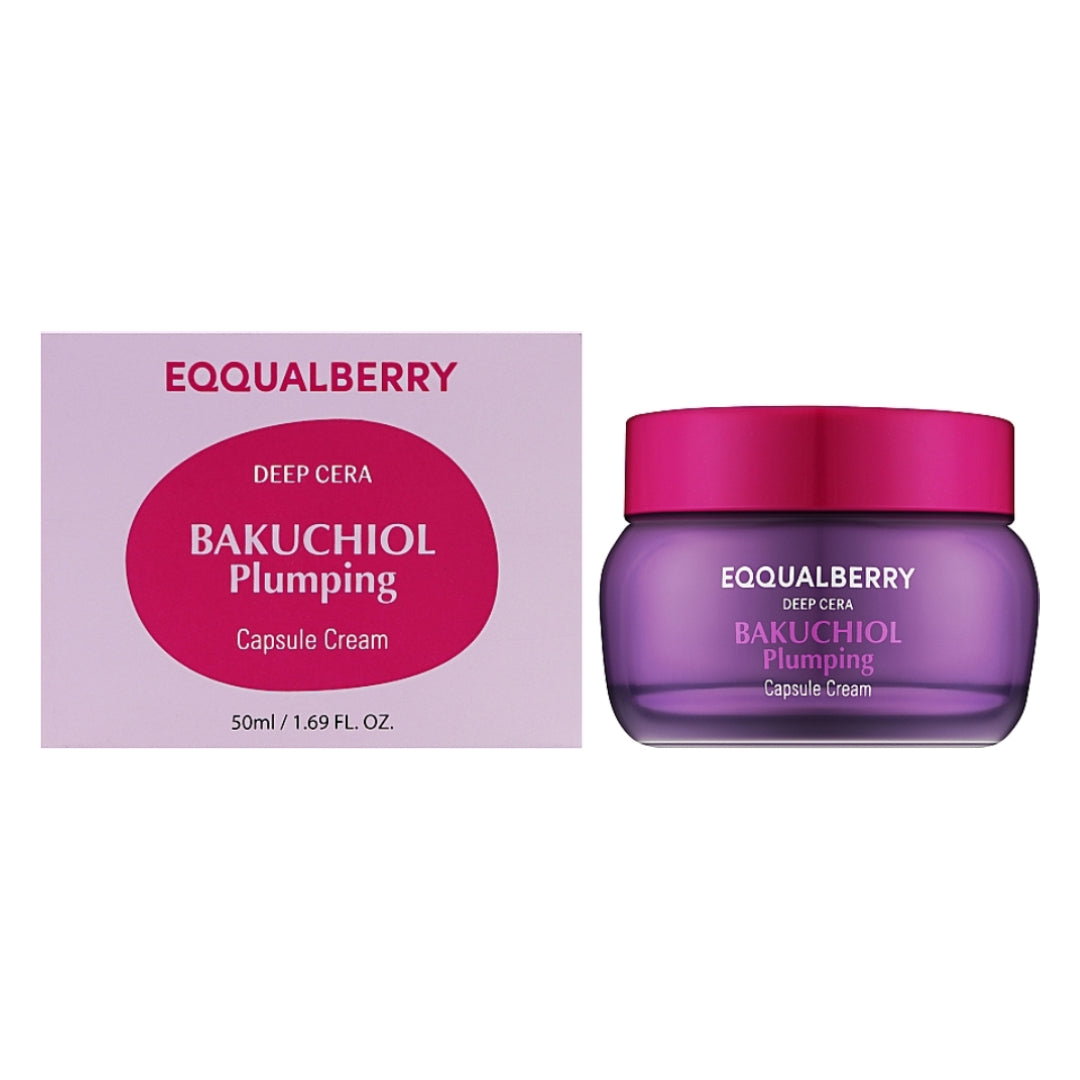 EQQUAL BERRY DEEP CERA BAKUCHIOL PLUMPING CAPSULE CREAM 50ml