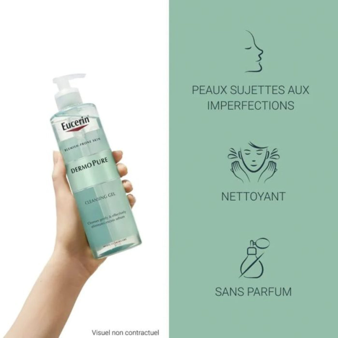 EUCERIN Gel Nettoyant DermoPure - 200 ml