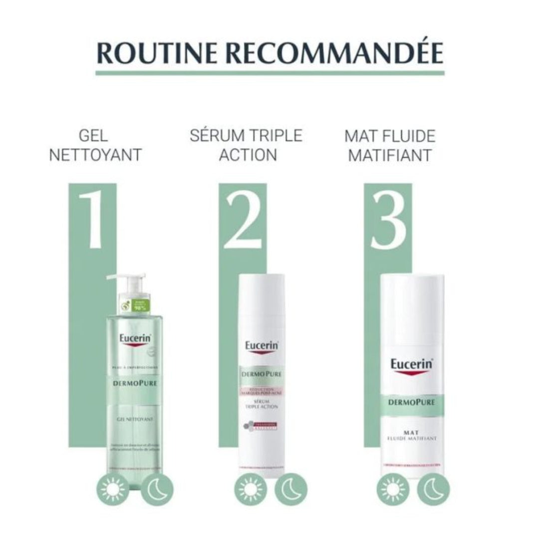 EUCERIN Gel Nettoyant DermoPure - 200 ml
