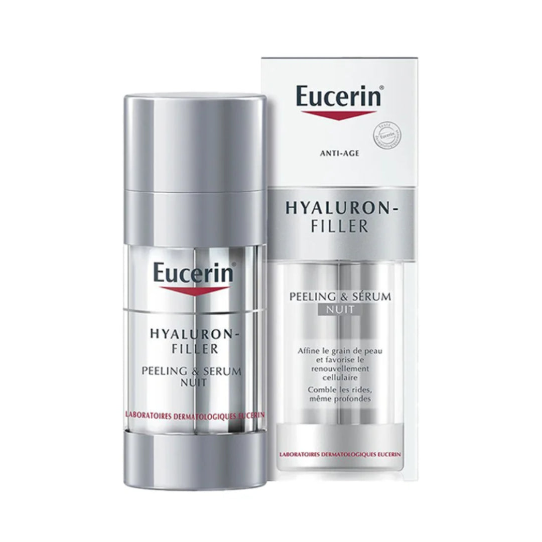 EUCERIN HYALURON-FILLER + 3x EFFECT PEELING & SÉRUM NUIT - 30ml