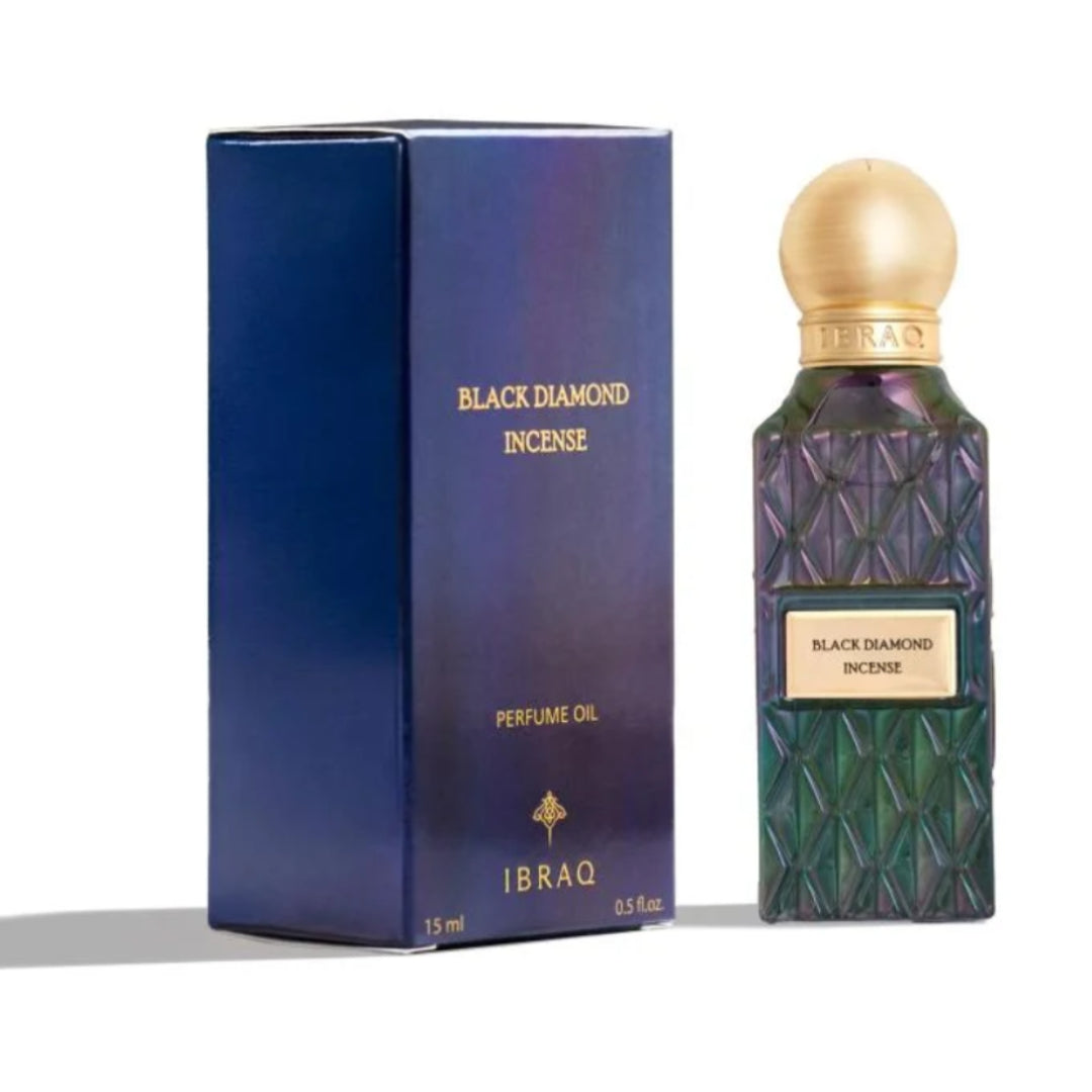 Encens Diamant Noir IBRAQ, Eau de Parfum Unisexe, 150 ML