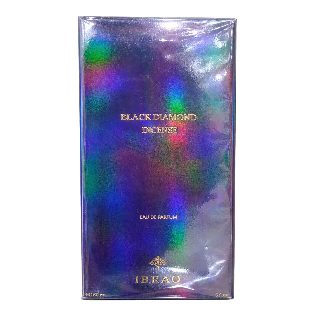 Encens Diamant Noir IBRAQ, Eau de Parfum Unisexe, 150 ML