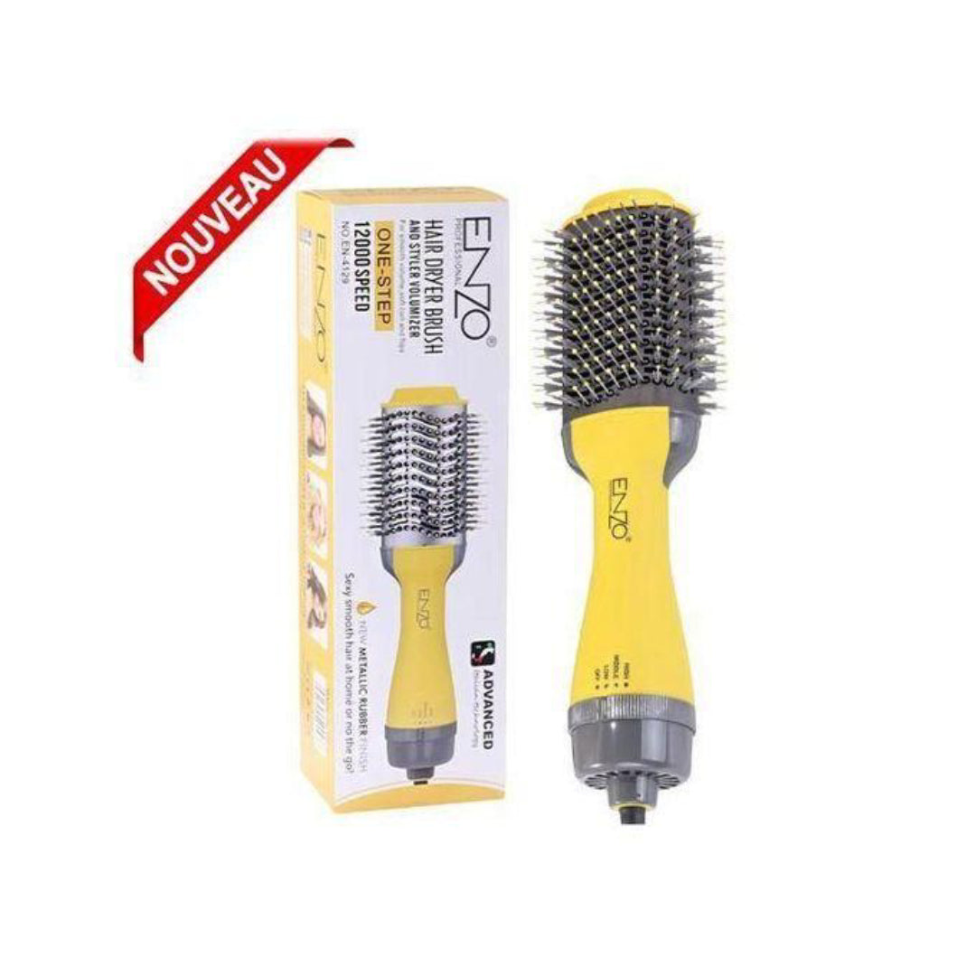 Enzo Brosse Sèche-cheveux et styler volumateur professionnelle EN-4129