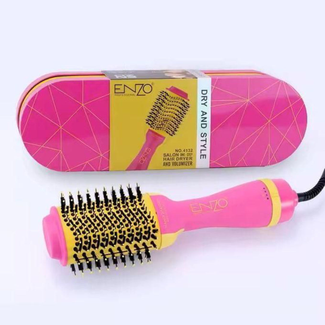 Enzo Brosse coiffante avec puissance "1000 watts" pour tous types de cheveux, modèle EC-4132