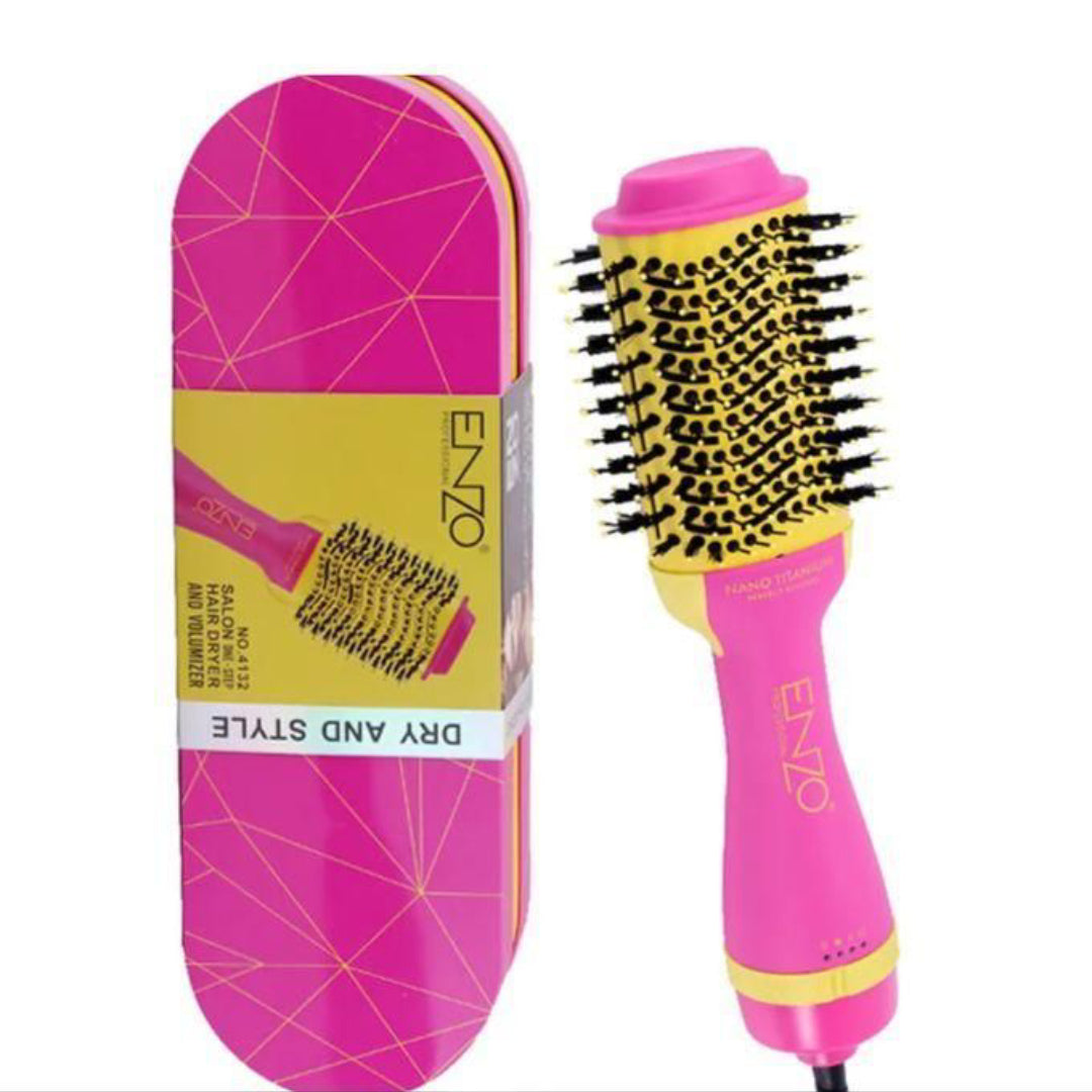 Enzo Brosse coiffante avec puissance "1000 watts" pour tous types de cheveux, modèle EC-4132