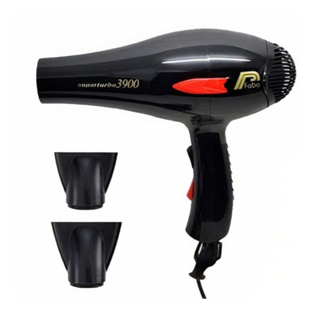 Faba Sèchoir-cheveux noir super turbo 3900 professionnelle séchoir cheveux