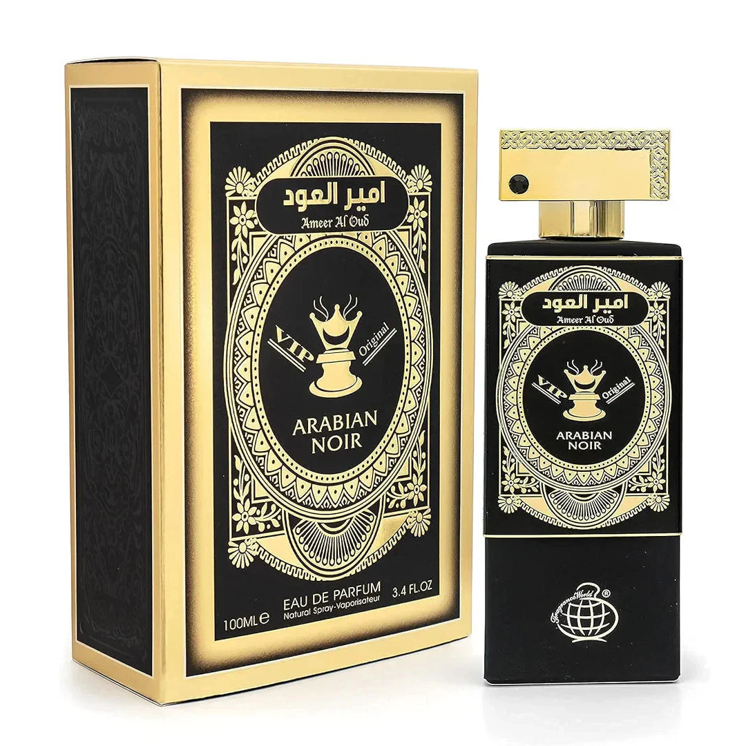 Fragrance World – AMEER AL OUD ARABIAN NOIR Eau De Parfum Unisexe – 100ml