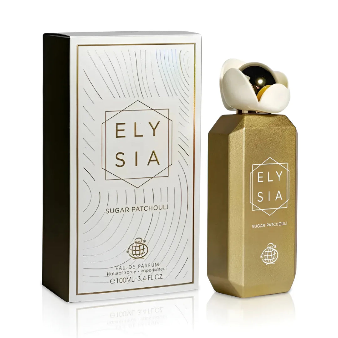 ELYSIA SUGAR PATCHOULI Eau De Parfum Fragrance World Unisexe – 100ml