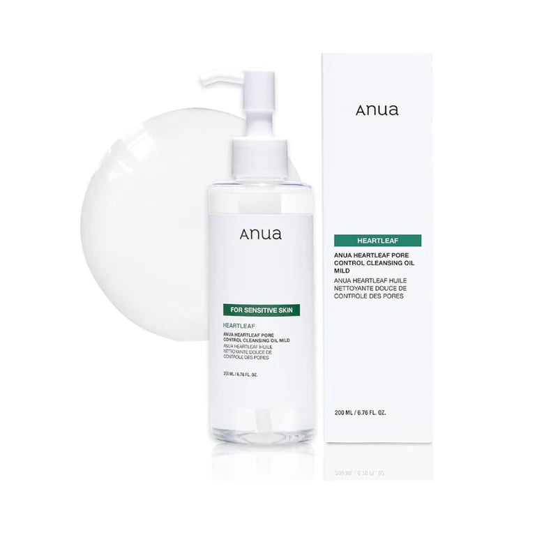ANUA - Heartleaf Pore Control Cleansing Oil Mild - For sensitive skin