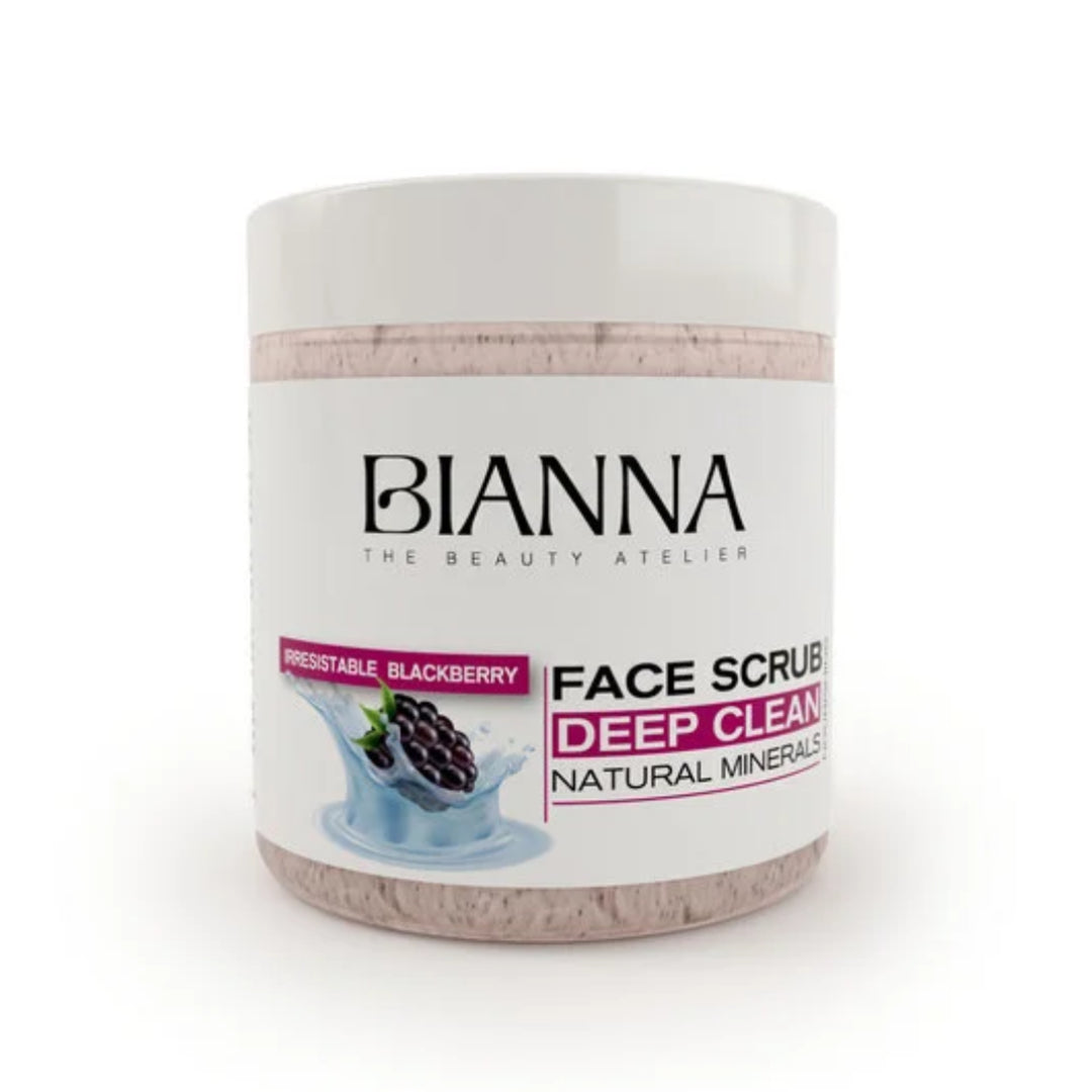 Gommage Visage Bianna Nettoyage Profond à la Mûre Irrésistible – 500ml