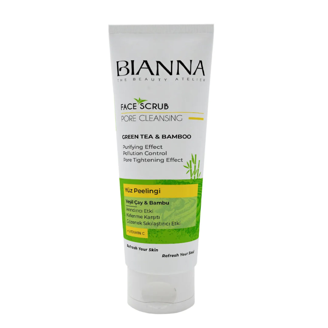 Gommage Visage Bianna Thé Vert & Bambou - 200 ml