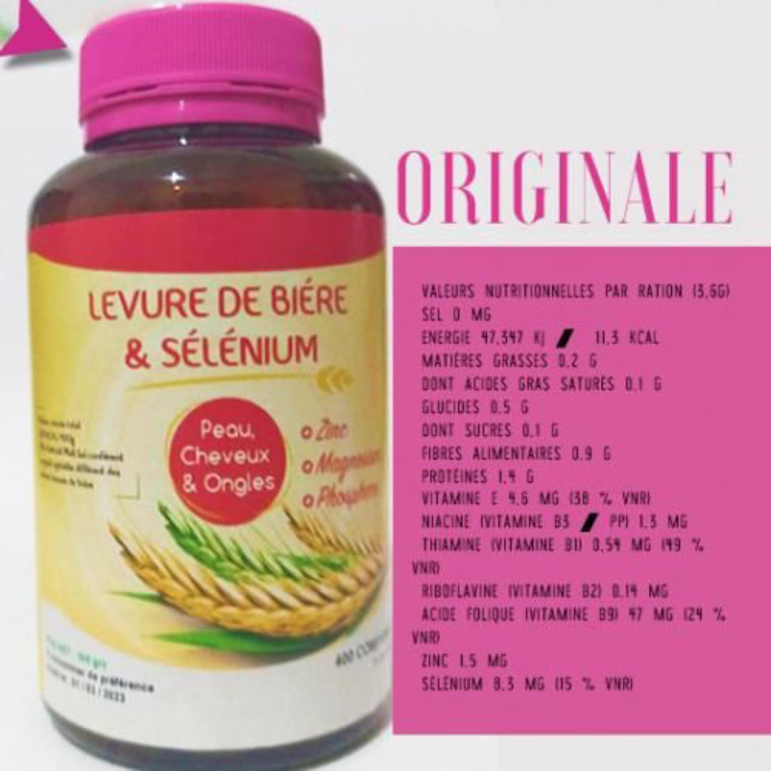 HYDRA PHYTS  _ HYDRA PHYTS LEVURE DE BIERE & SELENIUM - Zinc - Magnésium - Phosphore  / 400 Comprimes