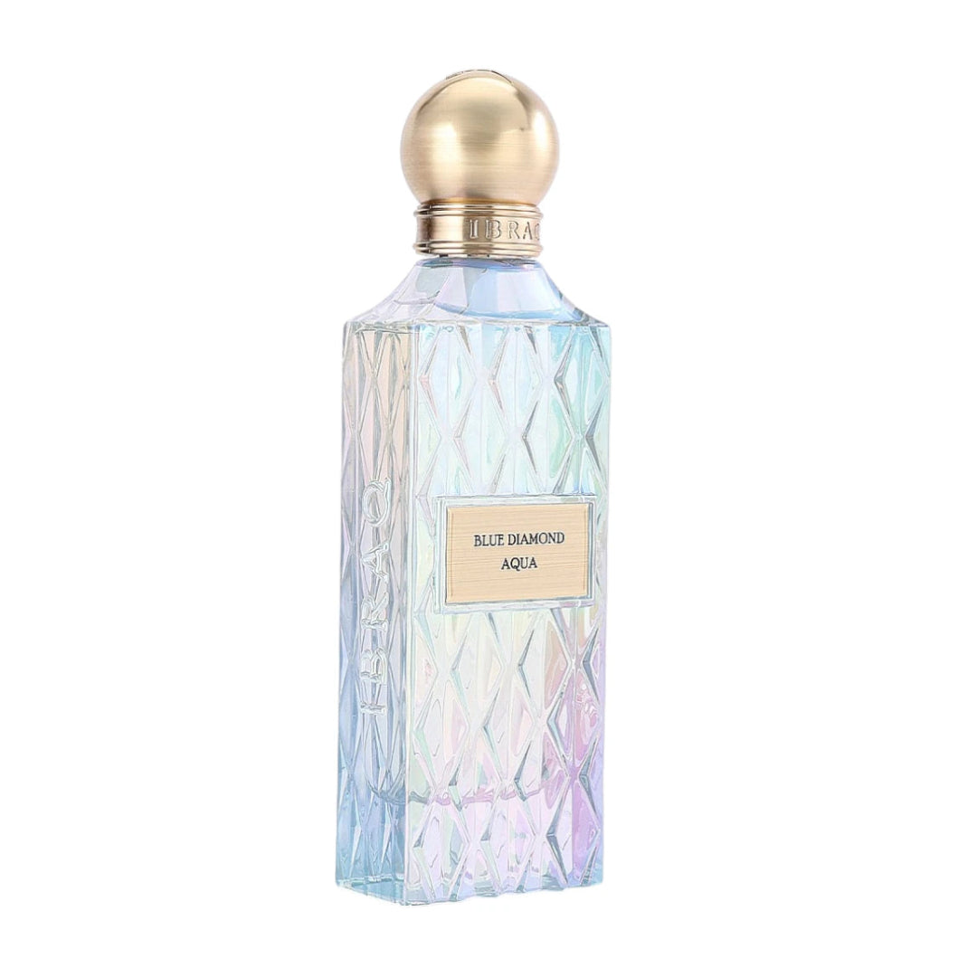 IBRAQ Bleu Diamant Aqua Eau de parfum Unisexe, 150 ML