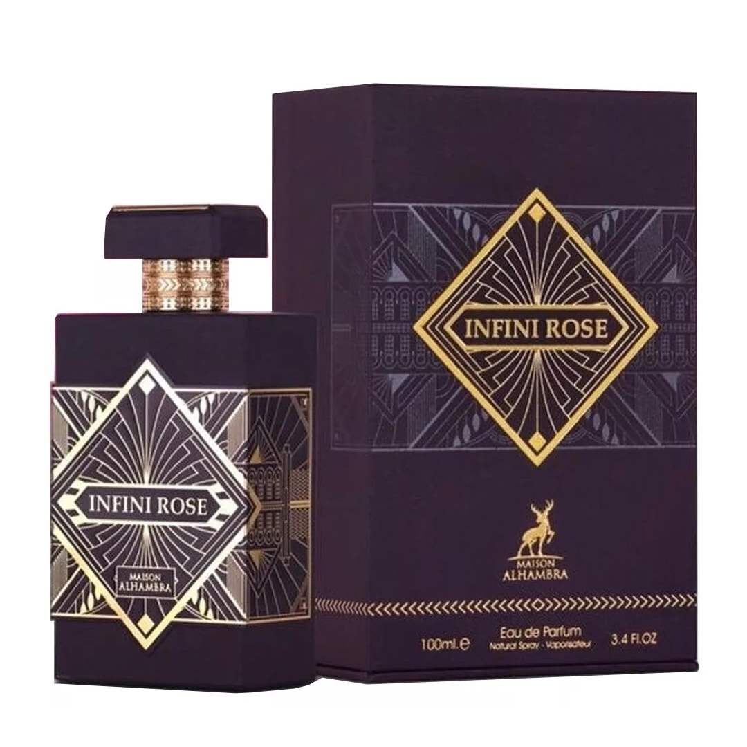 INFINI ROSE DE MAISON ALHAMBRA Eau De Parfum Pour Femmes et Hommes - 100ml