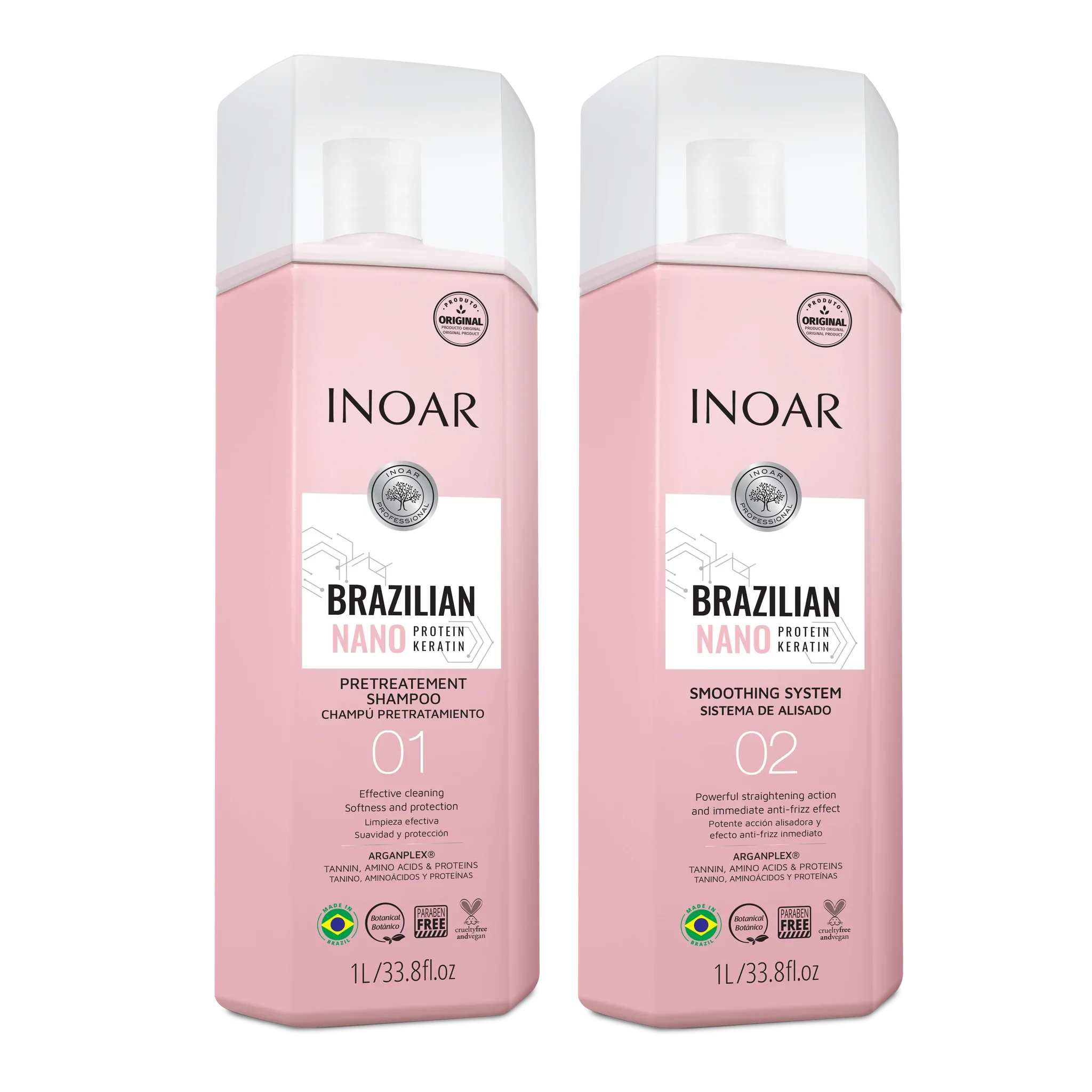 INOAR Brazilian Nano Protein Keratin 1L - KStyle