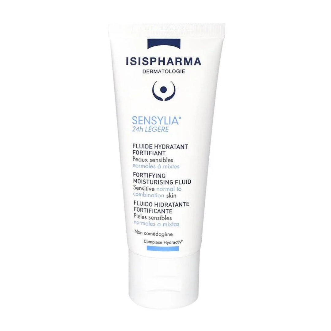 Isis Pharma Sensylia 24h légère Fluide Hydratant-Peaux sensibles et déshydratées – 40ml