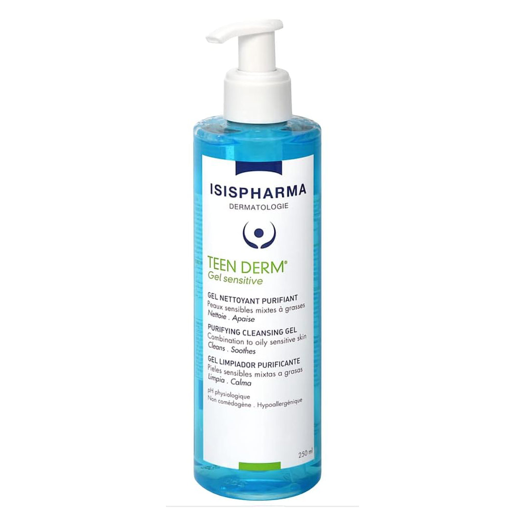 ISISPHARMA Teen Derm Sensitive Gel Nettoyant Purifiant