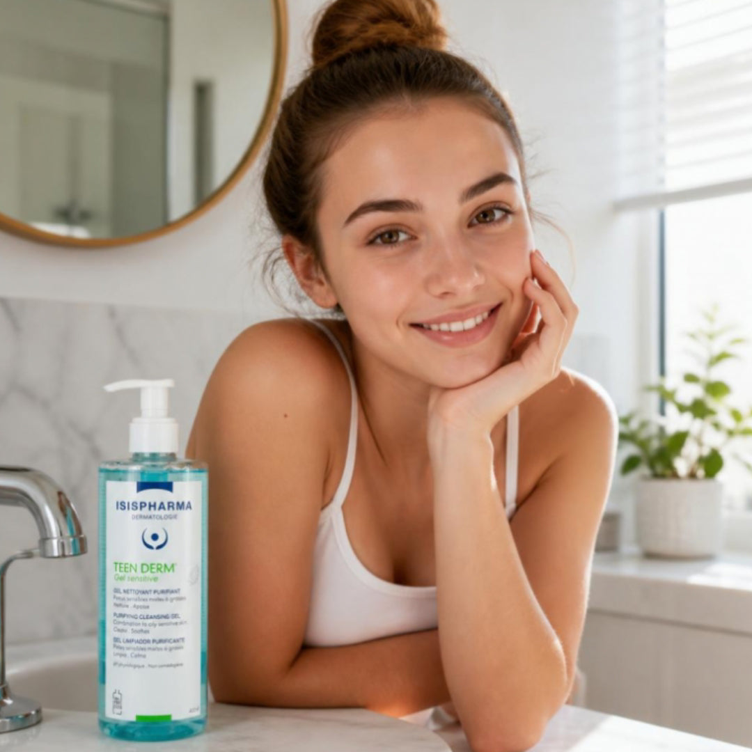 ISISPHARMA Teen Derm Sensitive Gel Nettoyant Purifiant