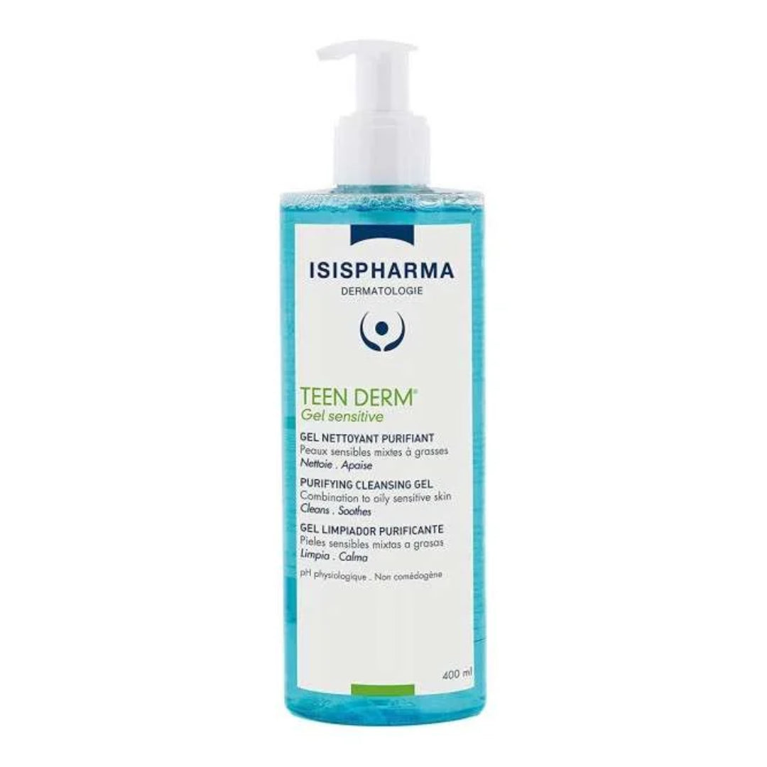 ISISPHARMA Teen Derm Sensitive Gel Nettoyant Purifiant