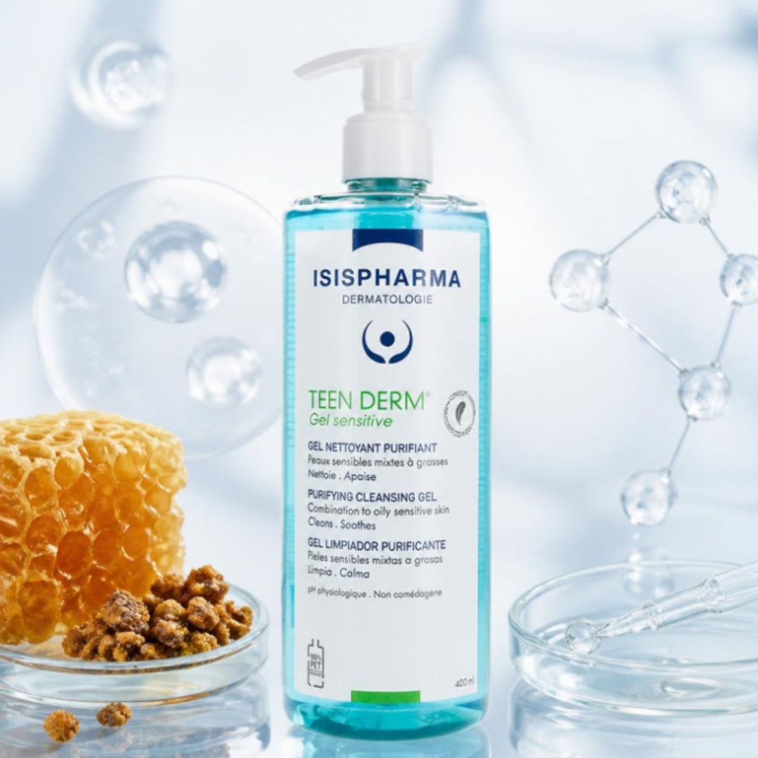 ISISPHARMA Teen Derm Sensitive Gel Nettoyant Purifiant