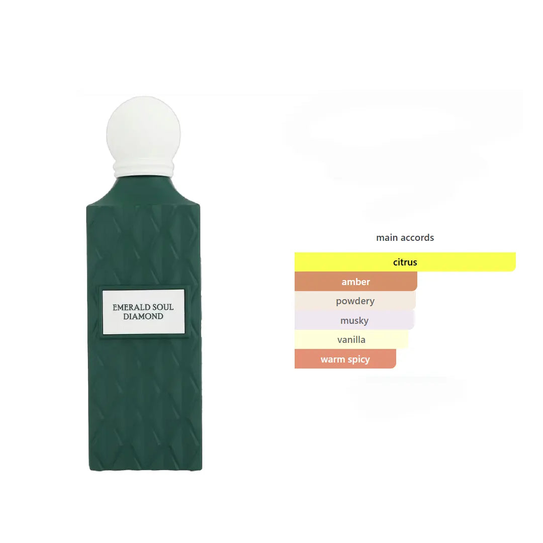 Ibraq Emerald Soul Diamond, parfum unisexe, eau de parfum, 150 ML
