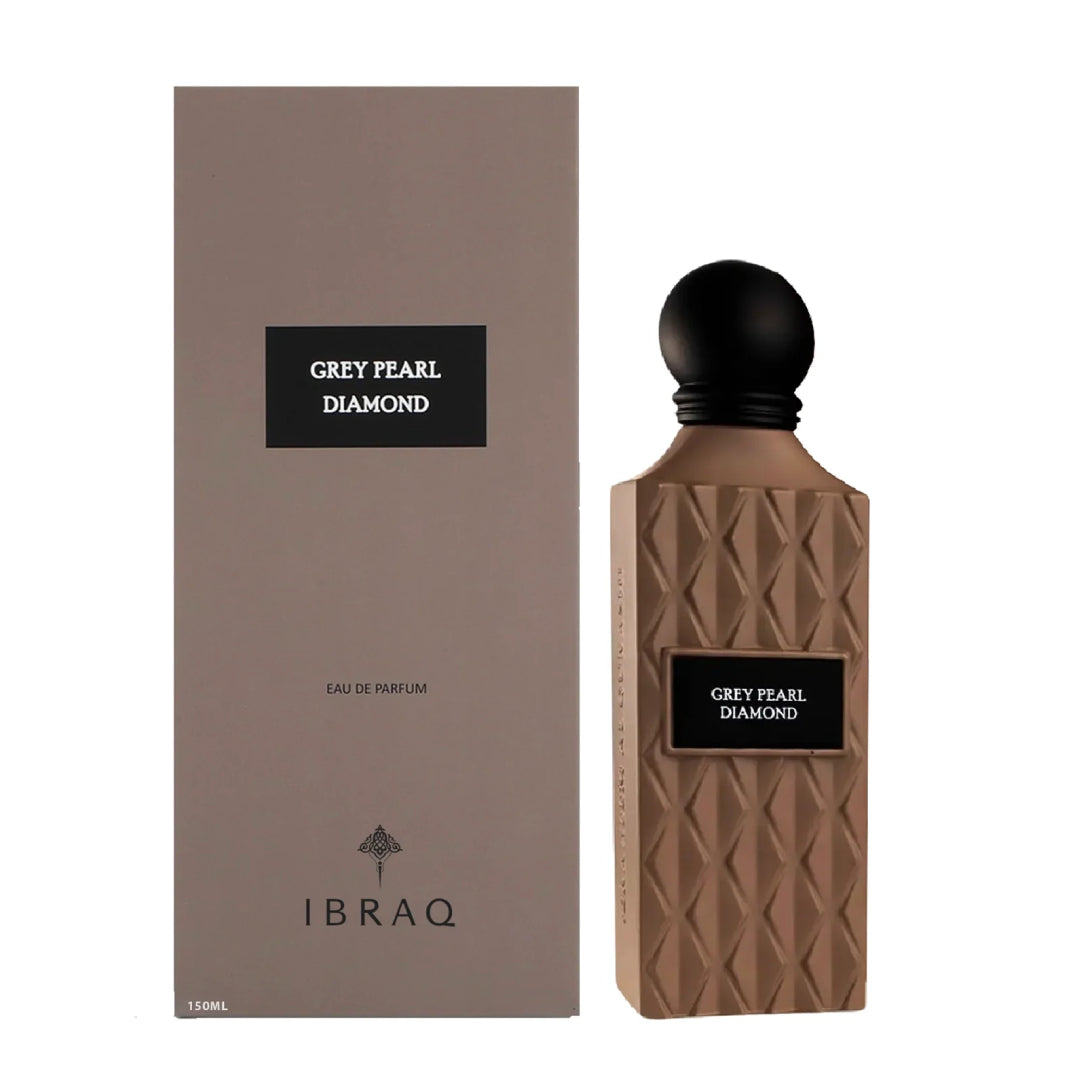 Ibraq Grey Pearl Diamond Perfume, Unisex Perfume, Edp, 150 ML
