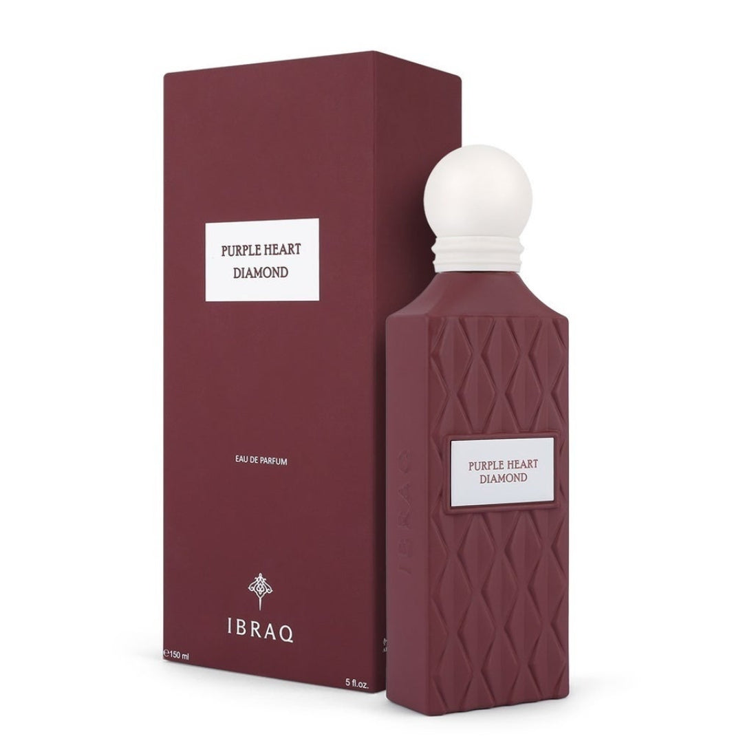 Ibraq Purple Heart Diamond Perfume, Unisex Perfume, Edp, 150 ML
