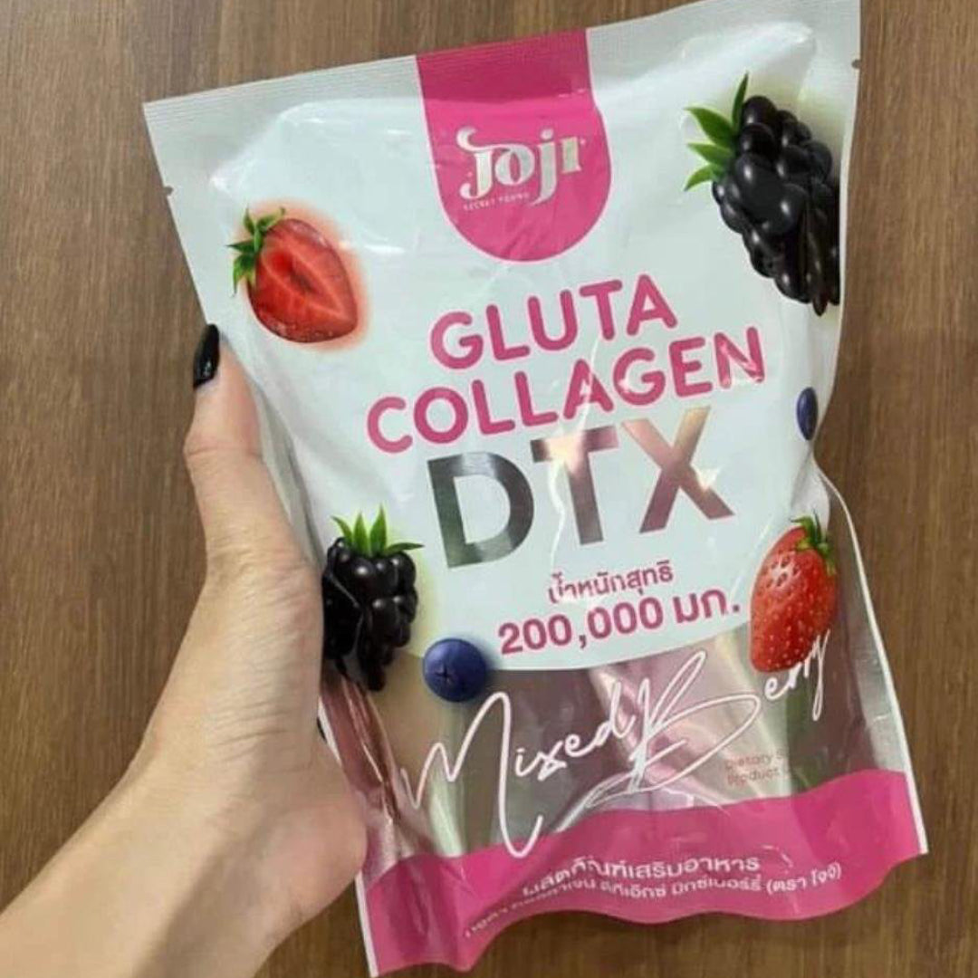 JOJI Gluta Collagen DTX – Saveur Fruits Rouges (10 sachets x 20g)