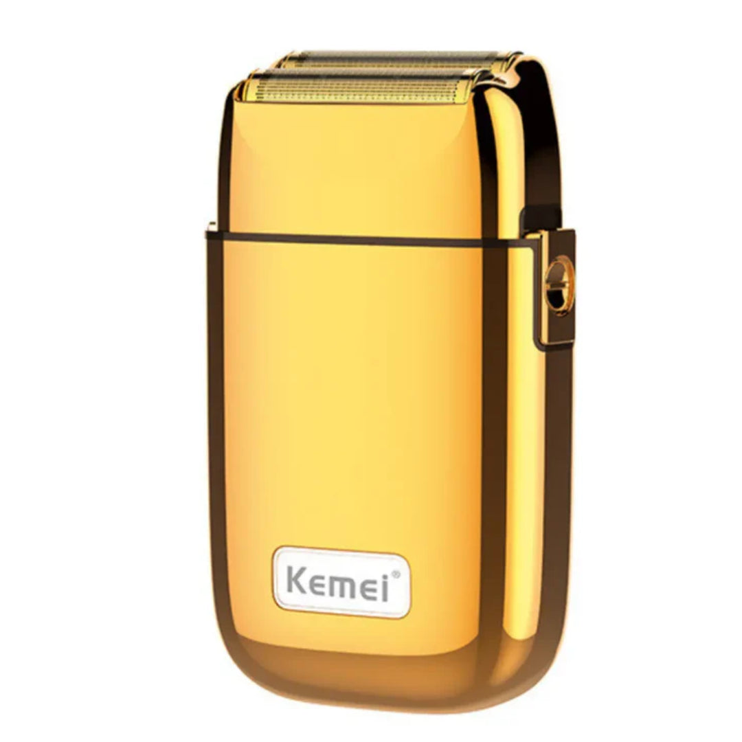 KEMEI KM-TX1 Rasoir électrique rechargeable Avec chargement USB, en métal, pour homme.