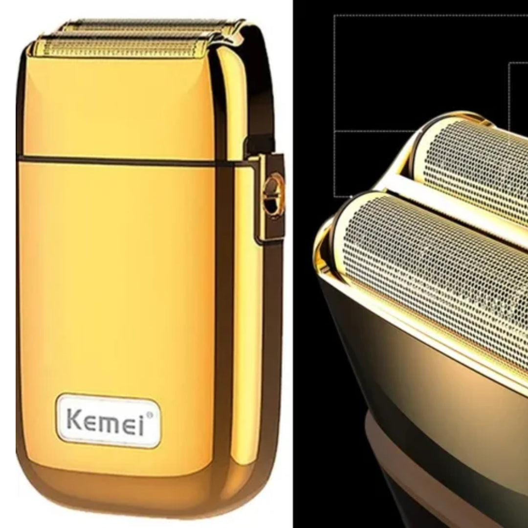 KEMEI KM-TX1 Rasoir électrique rechargeable Avec chargement USB, en métal, pour homme.