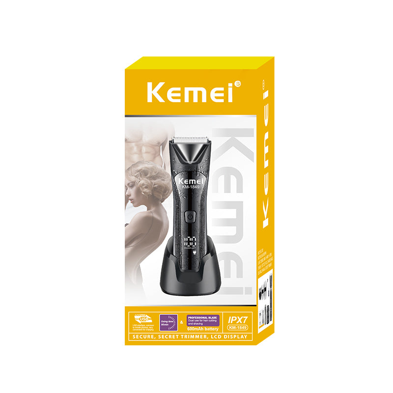 KEMEI Km-1849 600 mAh, respectueuse de la peau, pour le corps entier et le maillot