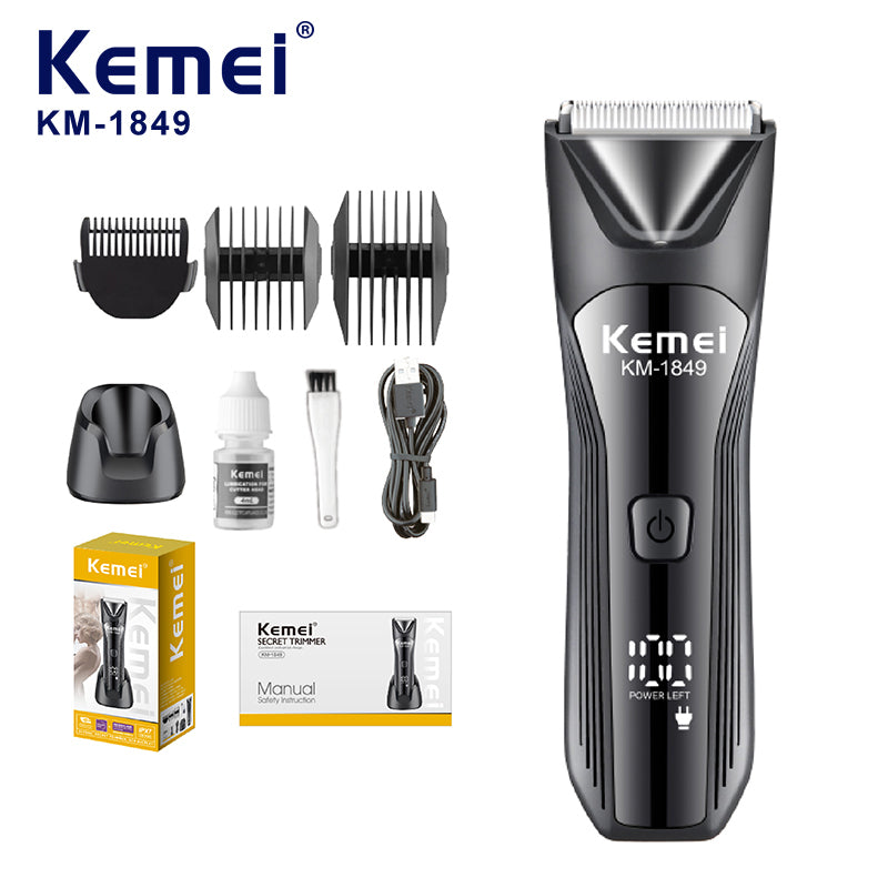 KEMEI Km-1849 600 mAh, respectueuse de la peau, pour le corps entier et le maillot