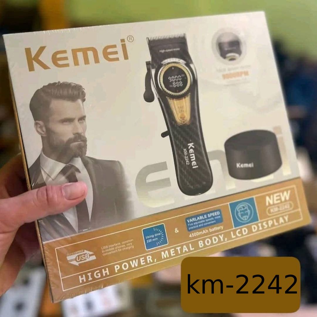 KEMEI Tondeuses à cheveux km-2242 rechargeables sans fil tondeuse à cheveux