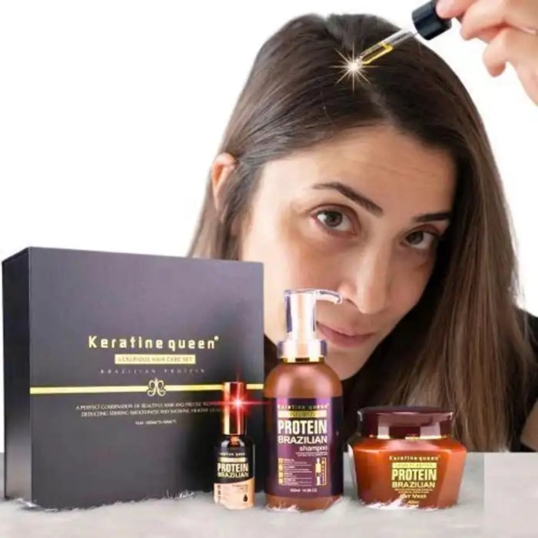 KERATINE QUEEN PACK Shampoo + Mask + Serum