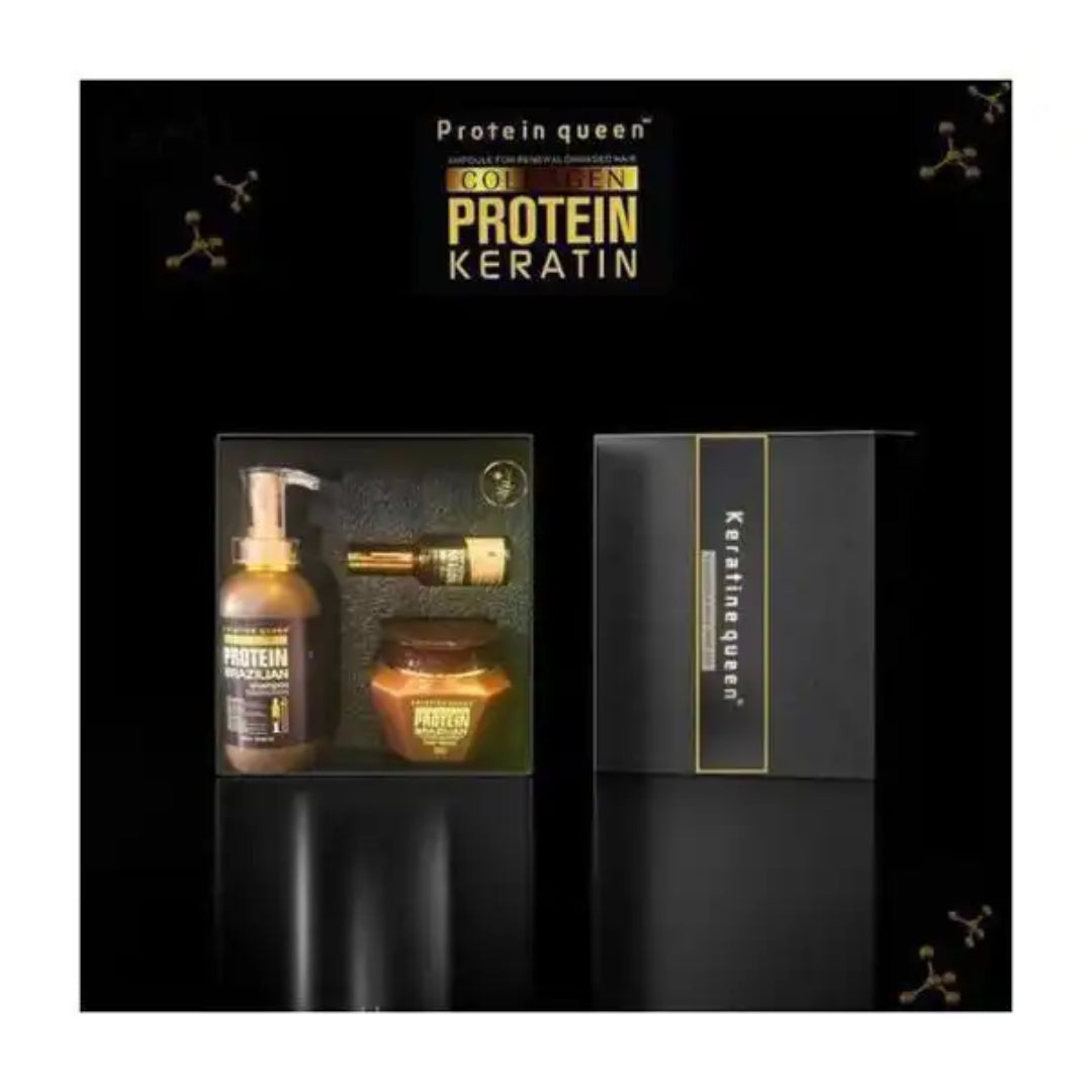KERATINE QUEEN PACK Shampoo + Mask + Serum